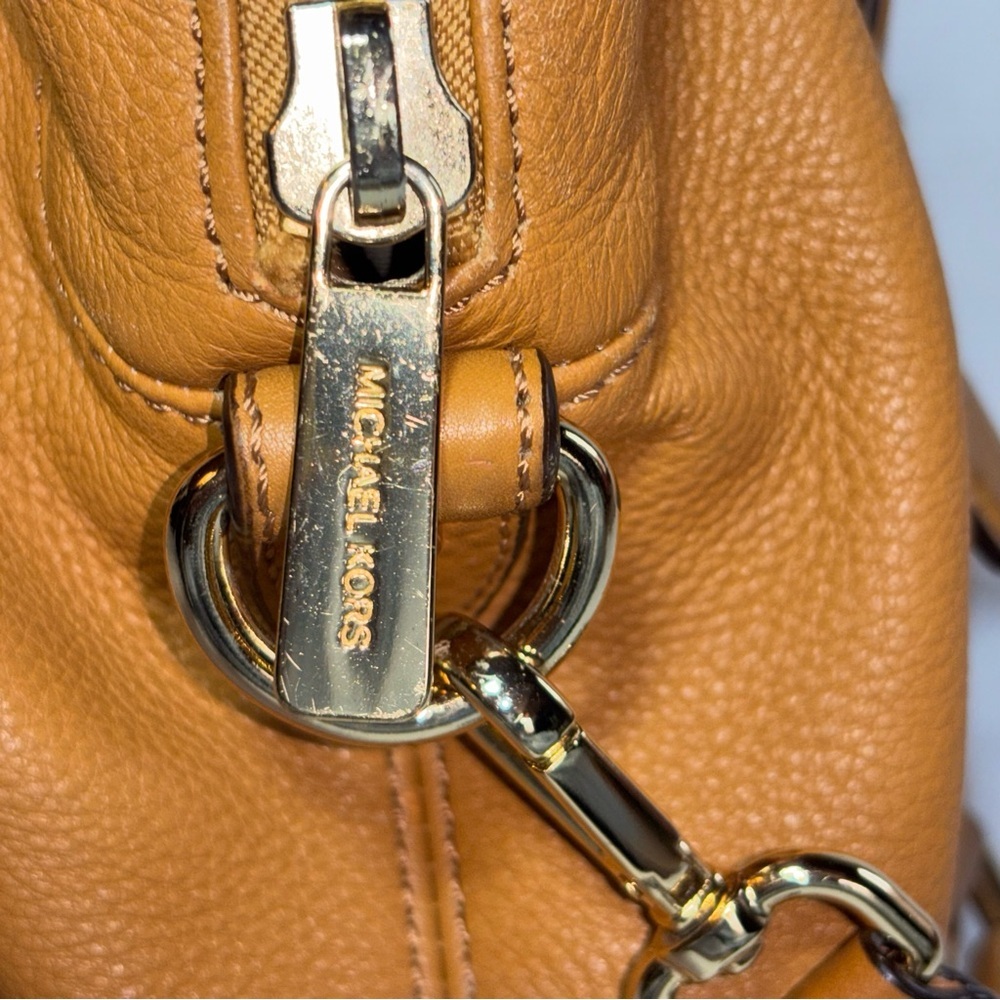 Michael Kors Brown Large Bedford Satchel - Picture 7 of 16